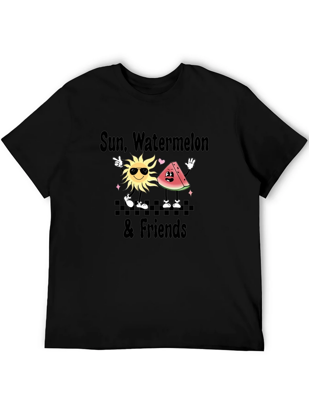 Sun Watermelon & Friends Graphic T-Shirt product image 2