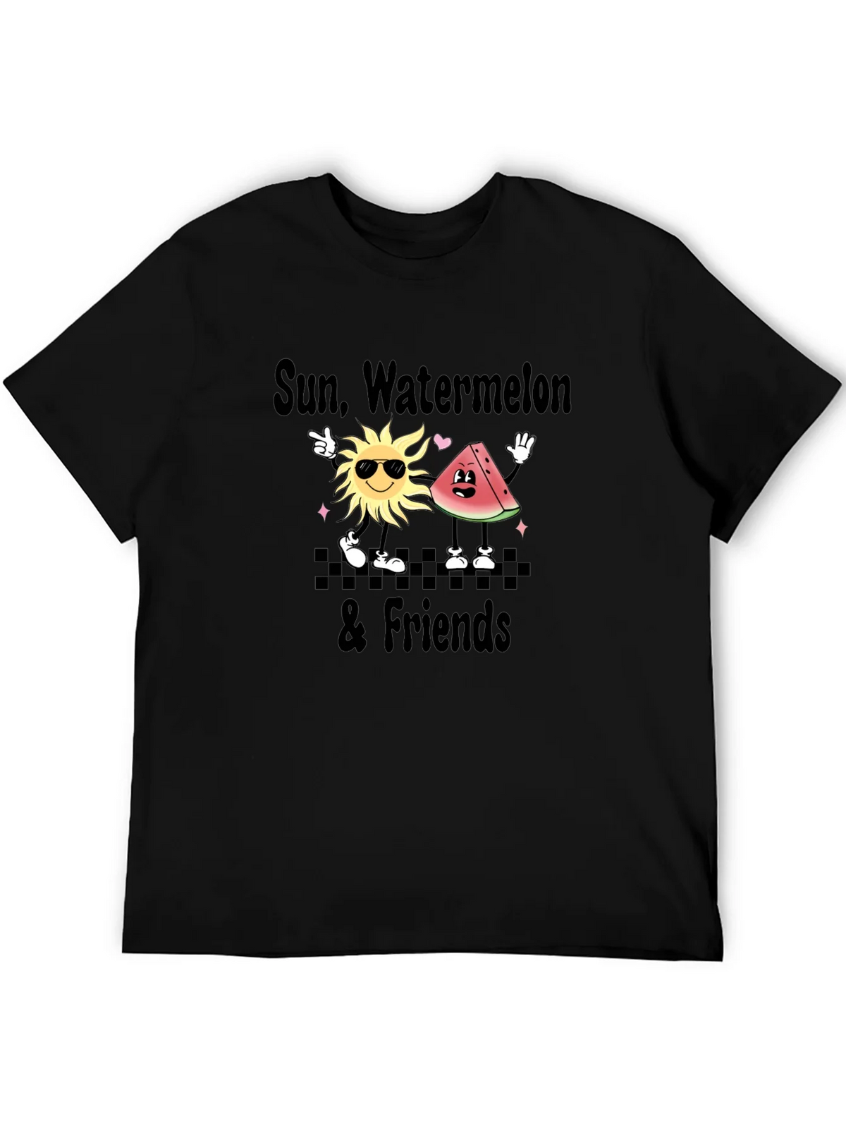Sun Watermelon & Friends Graphic T-Shirt product image 2