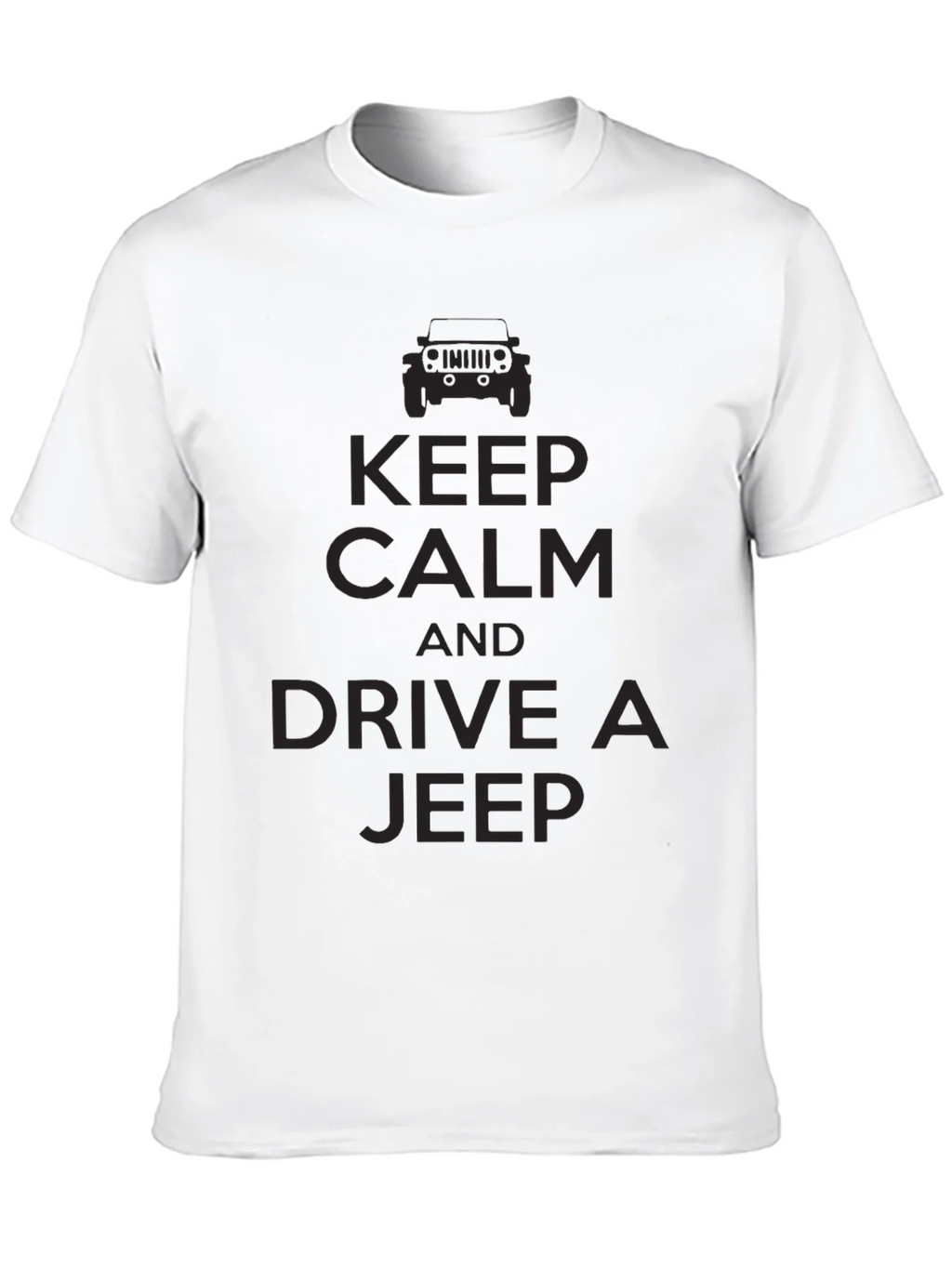 Keep Calm & Drive a Jeep T-Shirt - Black product image 12