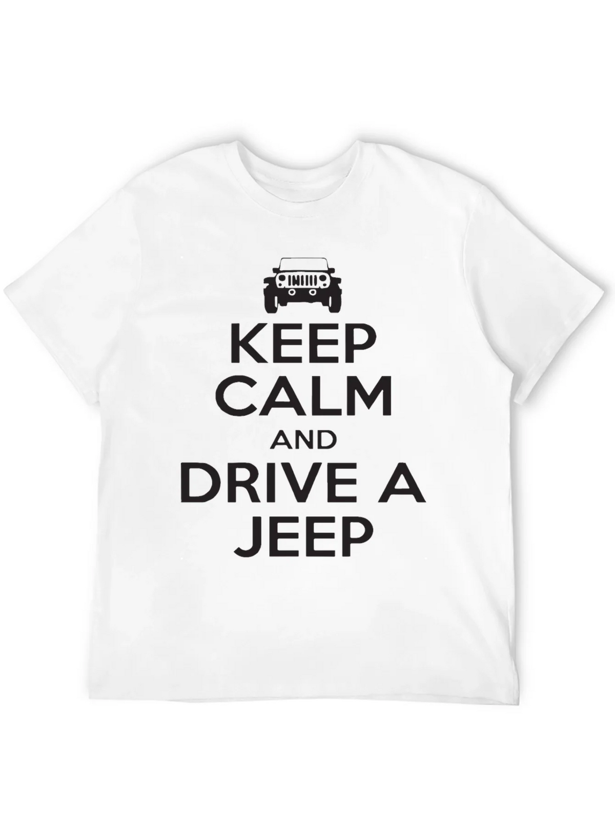 Keep Calm & Drive a Jeep T-Shirt - Black product image 3