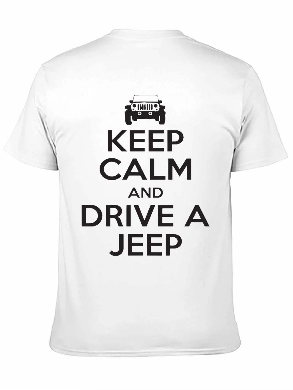 Keep Calm & Drive a Jeep T-Shirt - Black product image 2