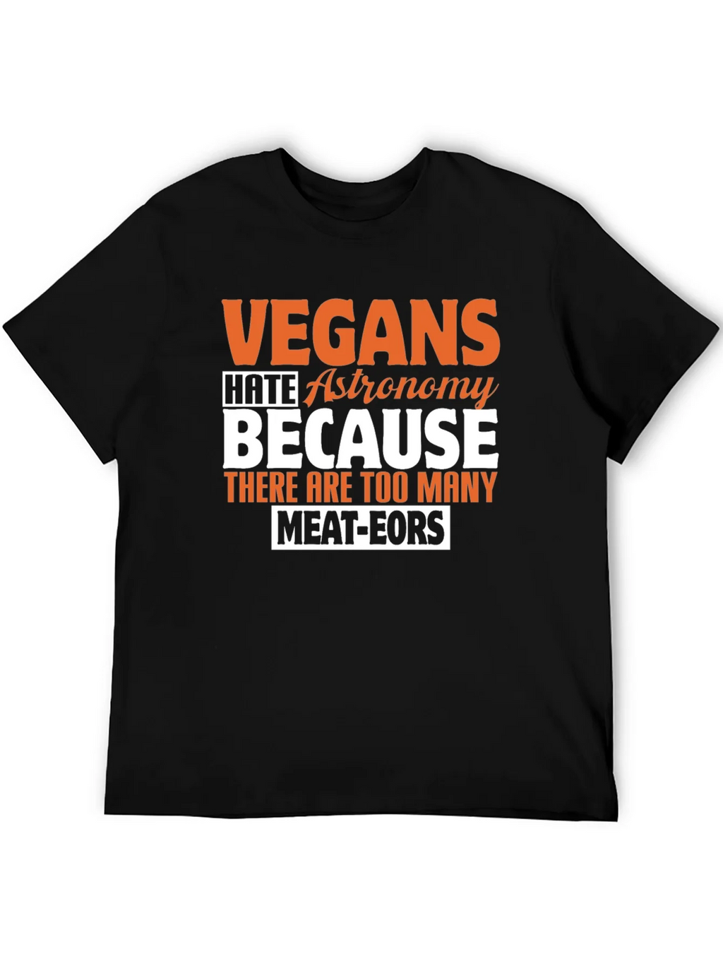 Vegan Astronomy Humor T-Shirt product image 8