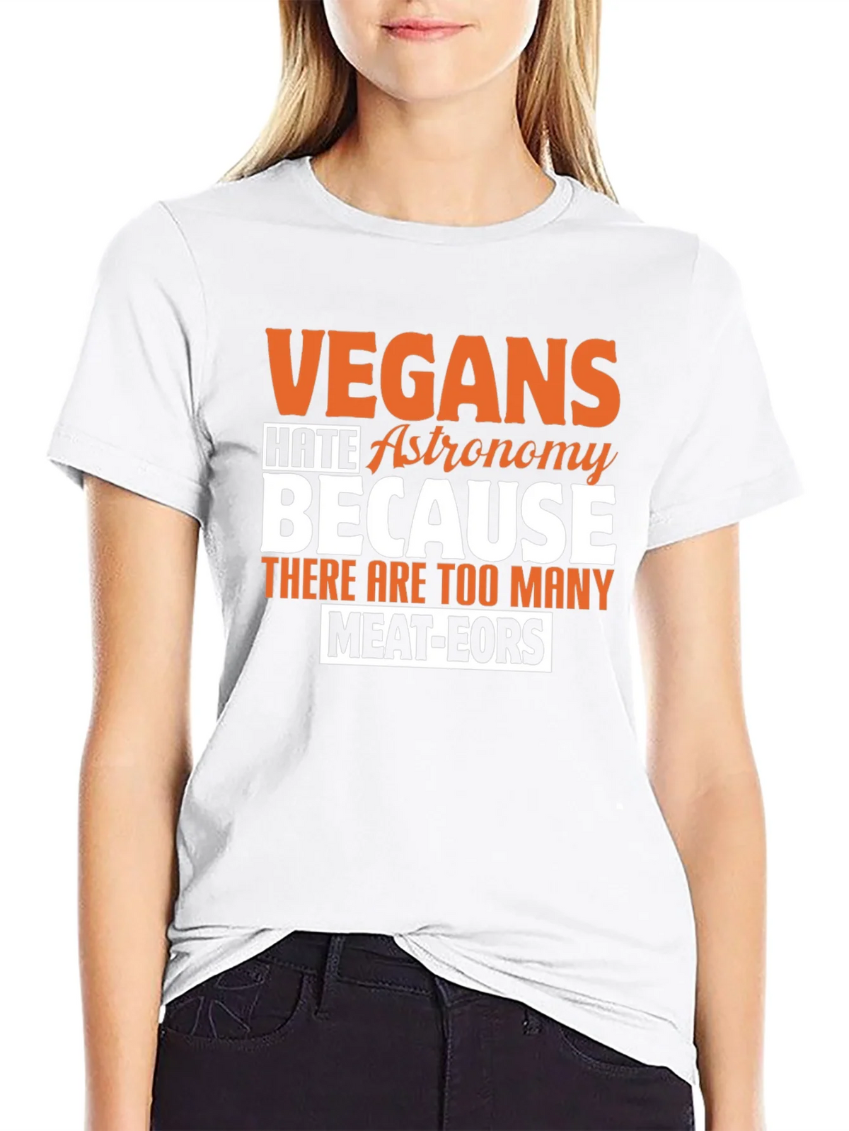 Vegan Astronomy Humor T-Shirt product image 11