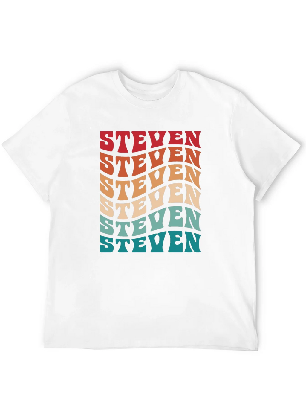 Retro Steven T-Shirt - Personalized Name Tee product image 3