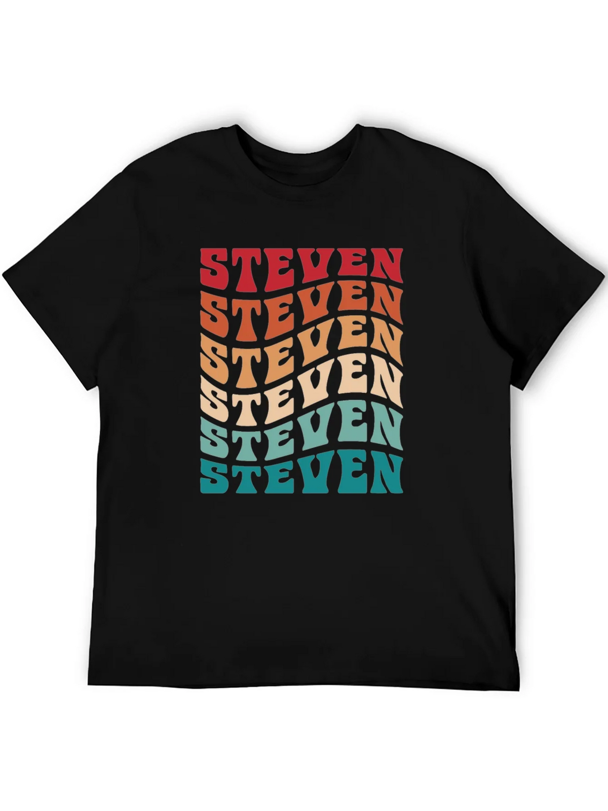 Retro Steven T-Shirt - Personalized Name Tee product image 8