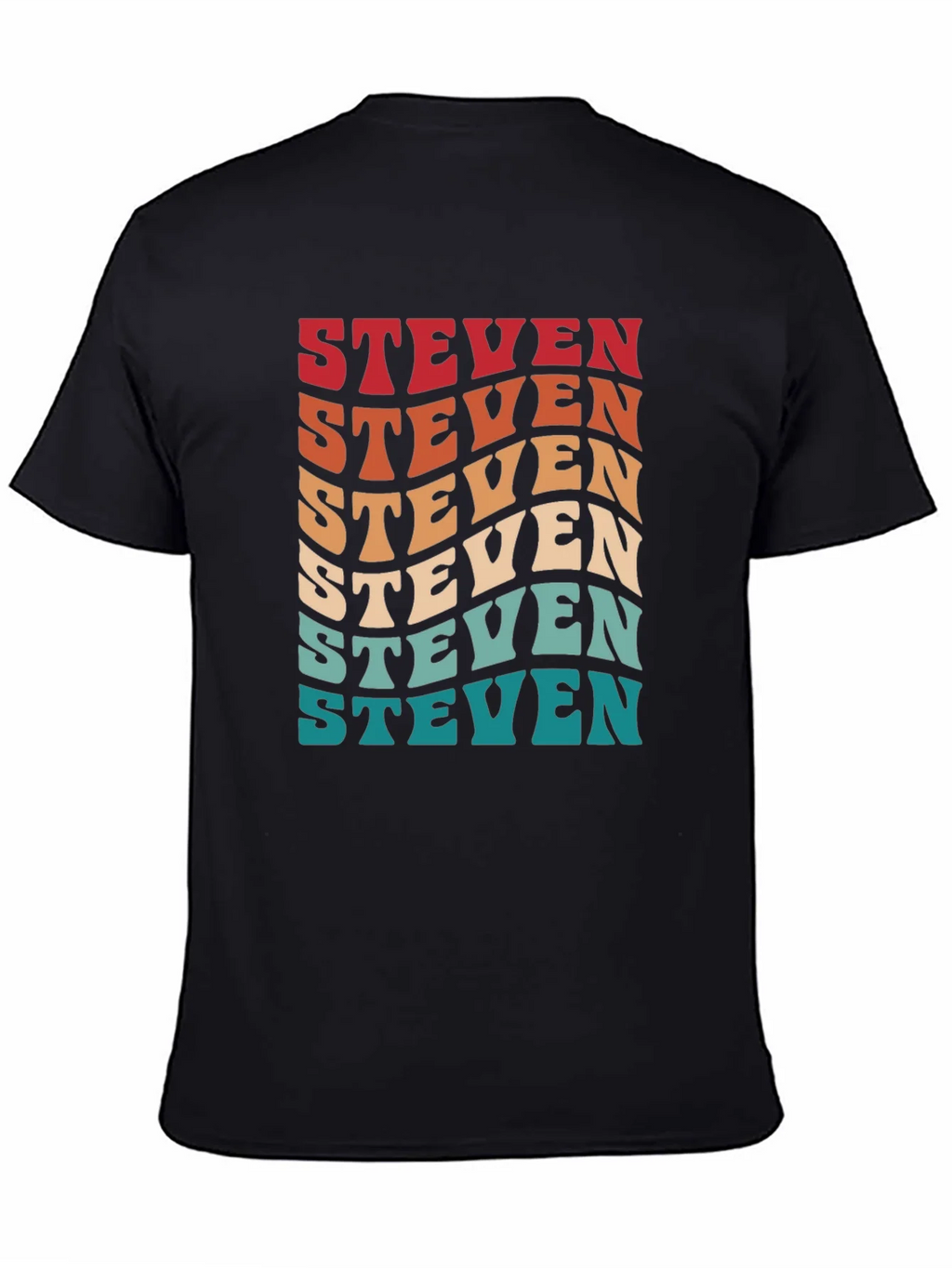 Retro Steven T-Shirt - Personalized Name Tee product image 7
