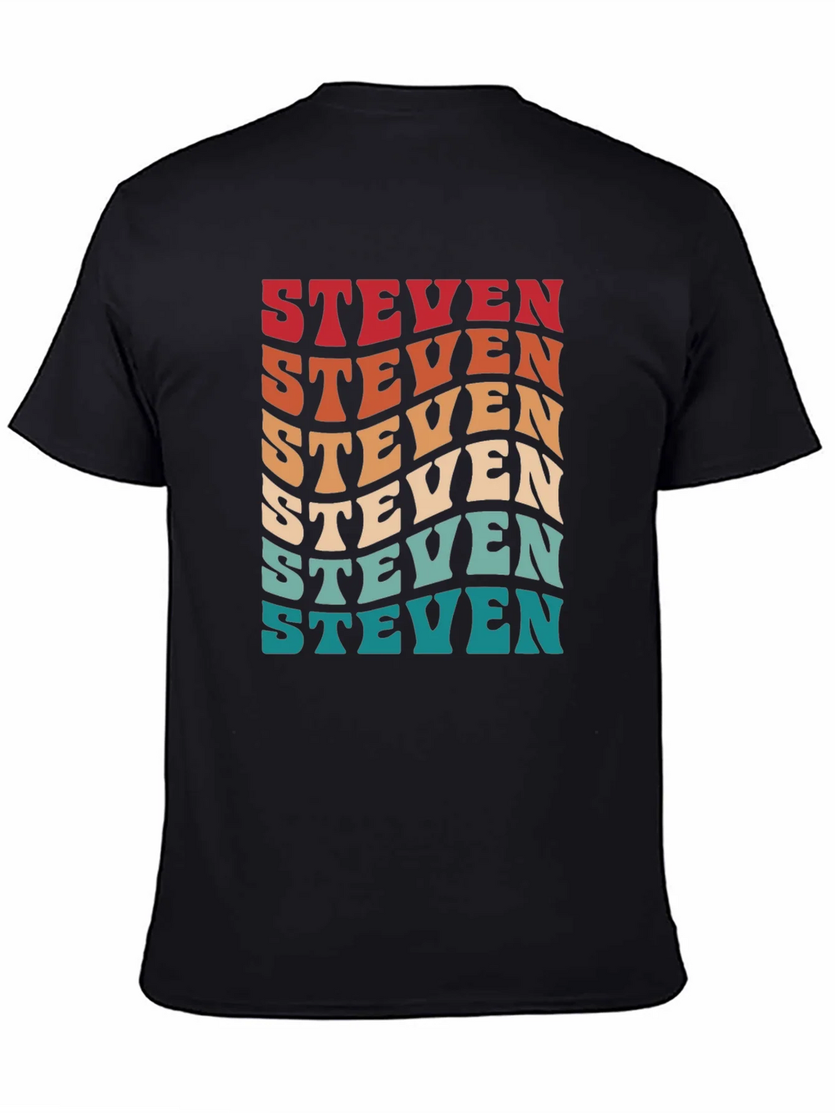 Retro Steven T-Shirt - Personalized Name Tee product image 7