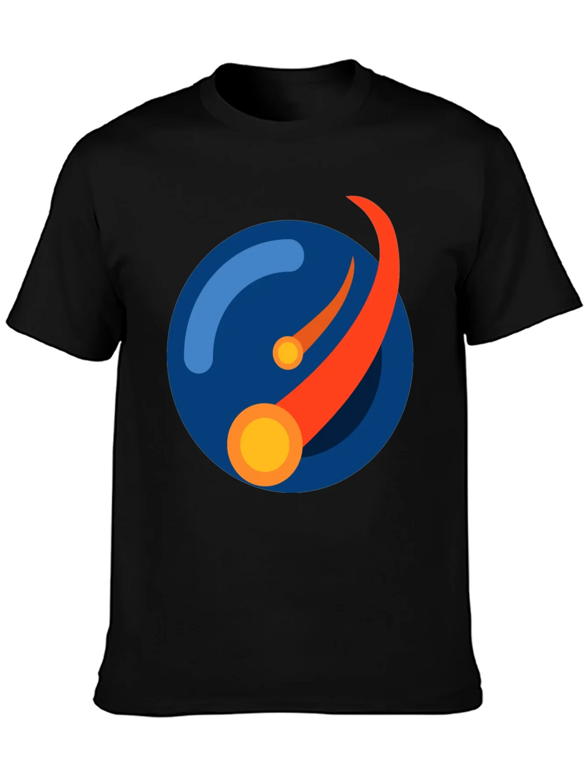Abstract Orbit Graphic Tee - Black product image 6