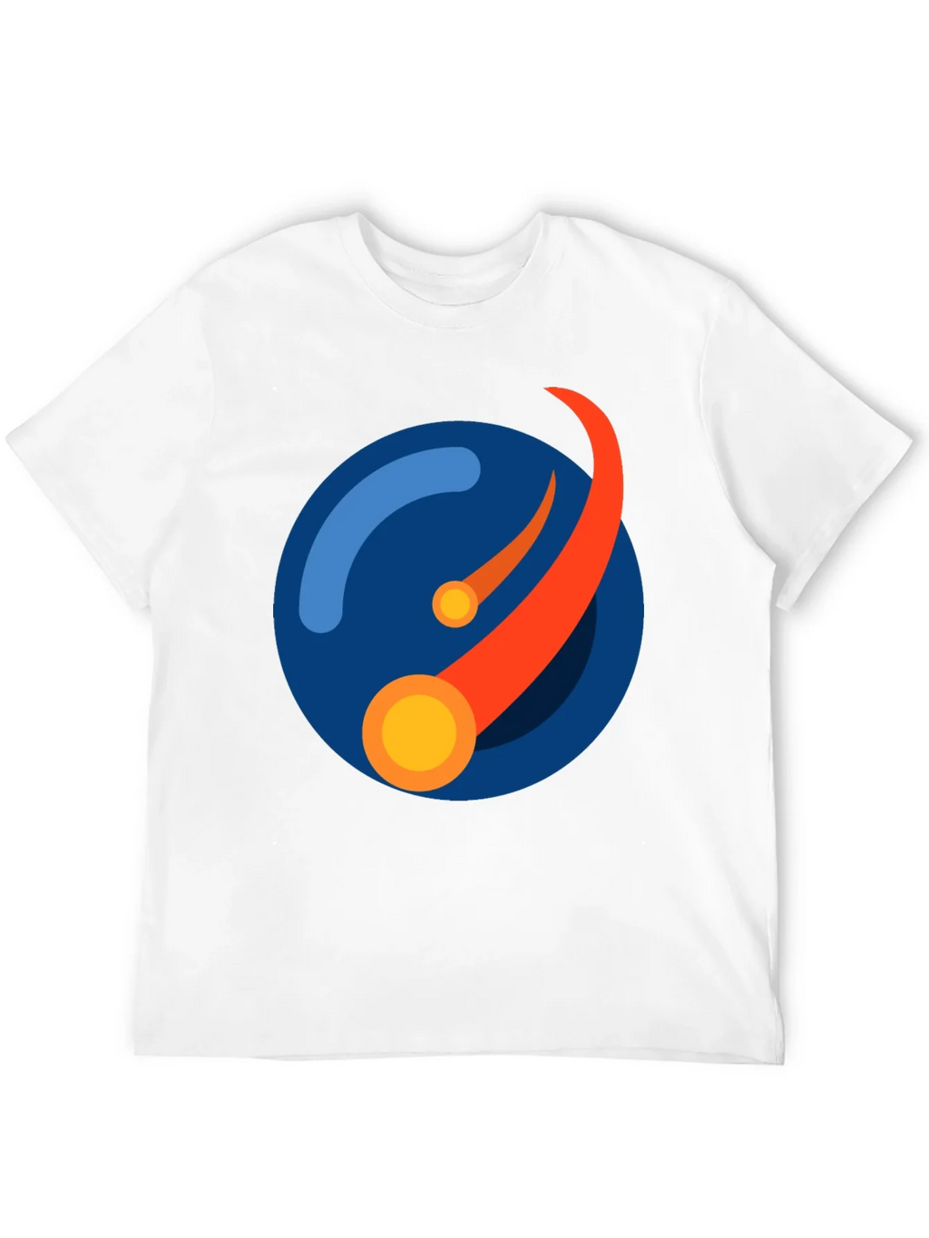 Abstract Orbit Graphic Tee - Black product image 3
