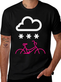 Snowy Bike Ride T-Shirt product image 1