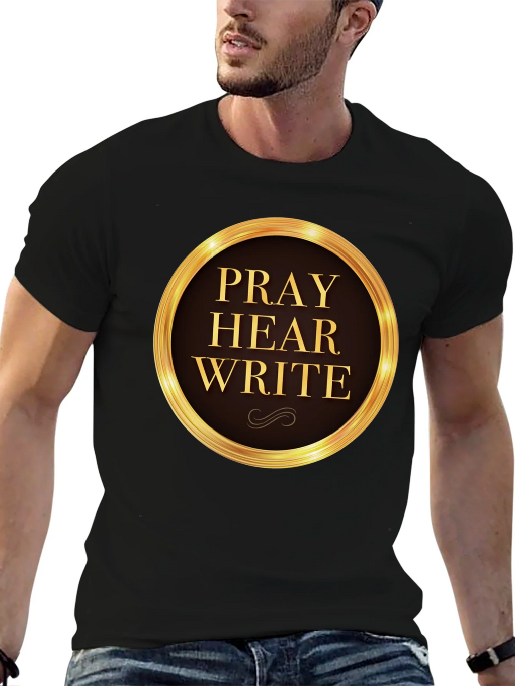 Pray Hear Write Graphic T-Shirt product image 9