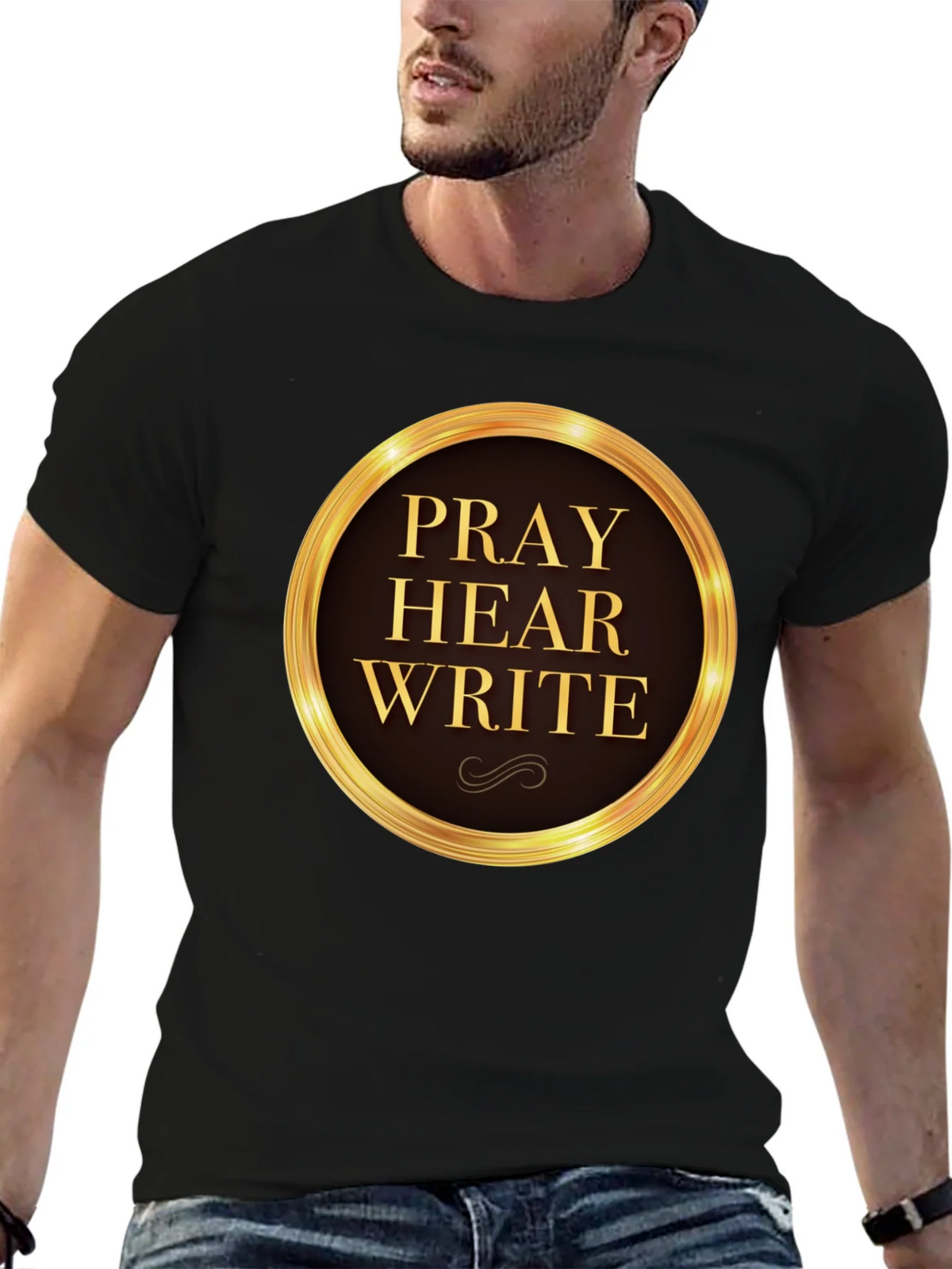 Pray Hear Write Graphic T-Shirt product image 9