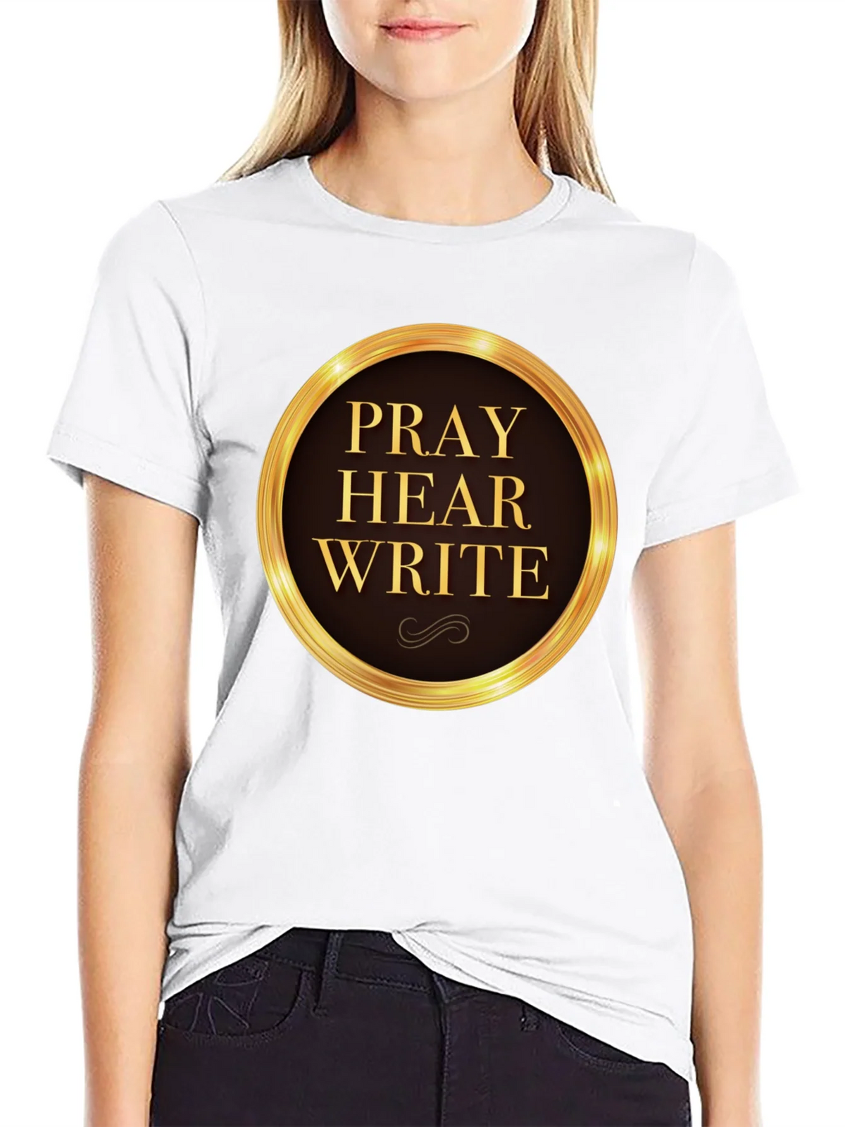 Pray Hear Write Graphic T-Shirt product image 11
