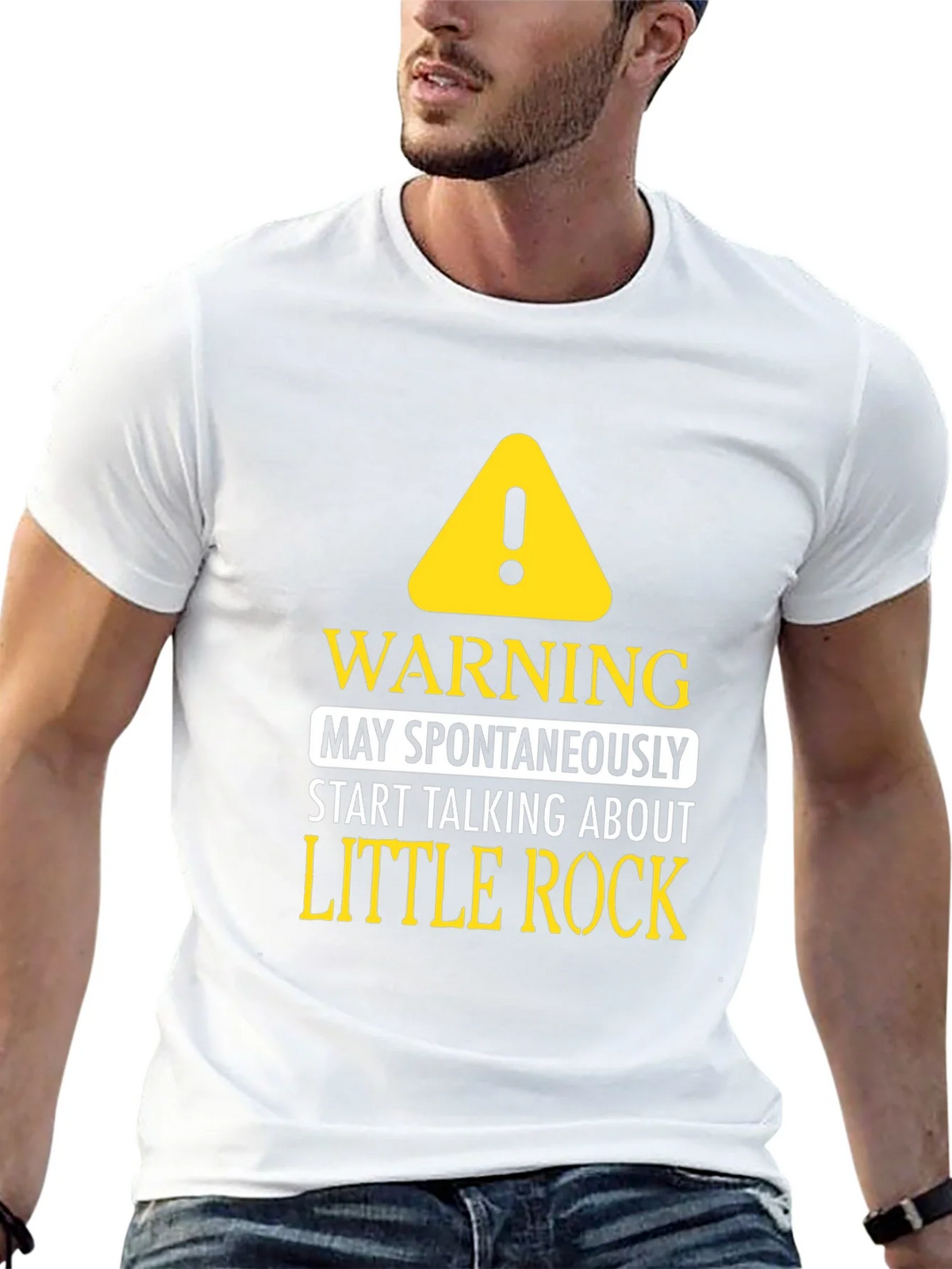 Warning: May Spontaneously Talk About Little Rock T-Shirt product image 4