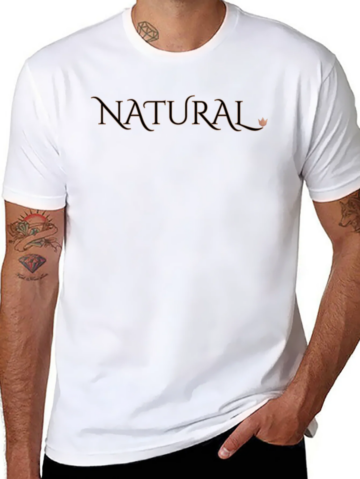 Natural Graphic Print T-Shirt - Casual Style product image 10