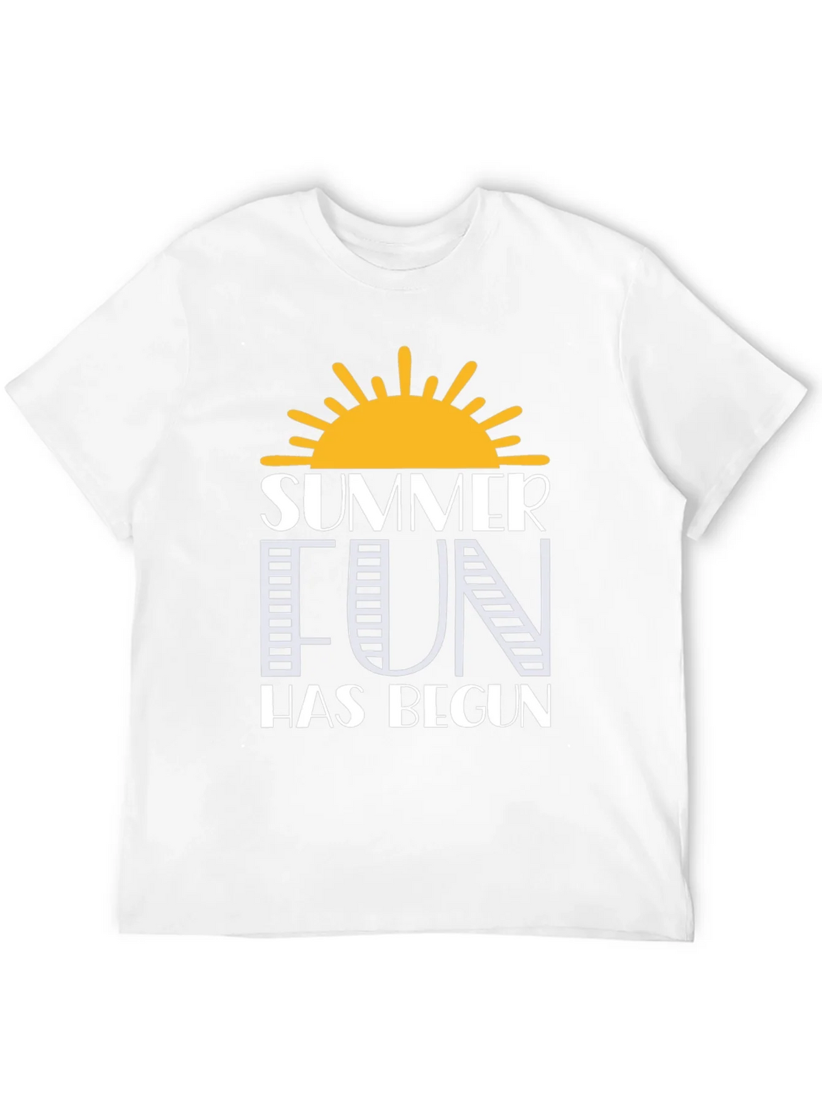 Summer Fun Graphic Tee - Black Cotton T-Shirt product image 2