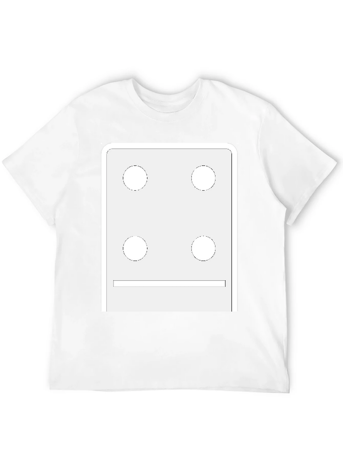 Dice Face Graphic Tee - Novelty T-Shirt product image 3