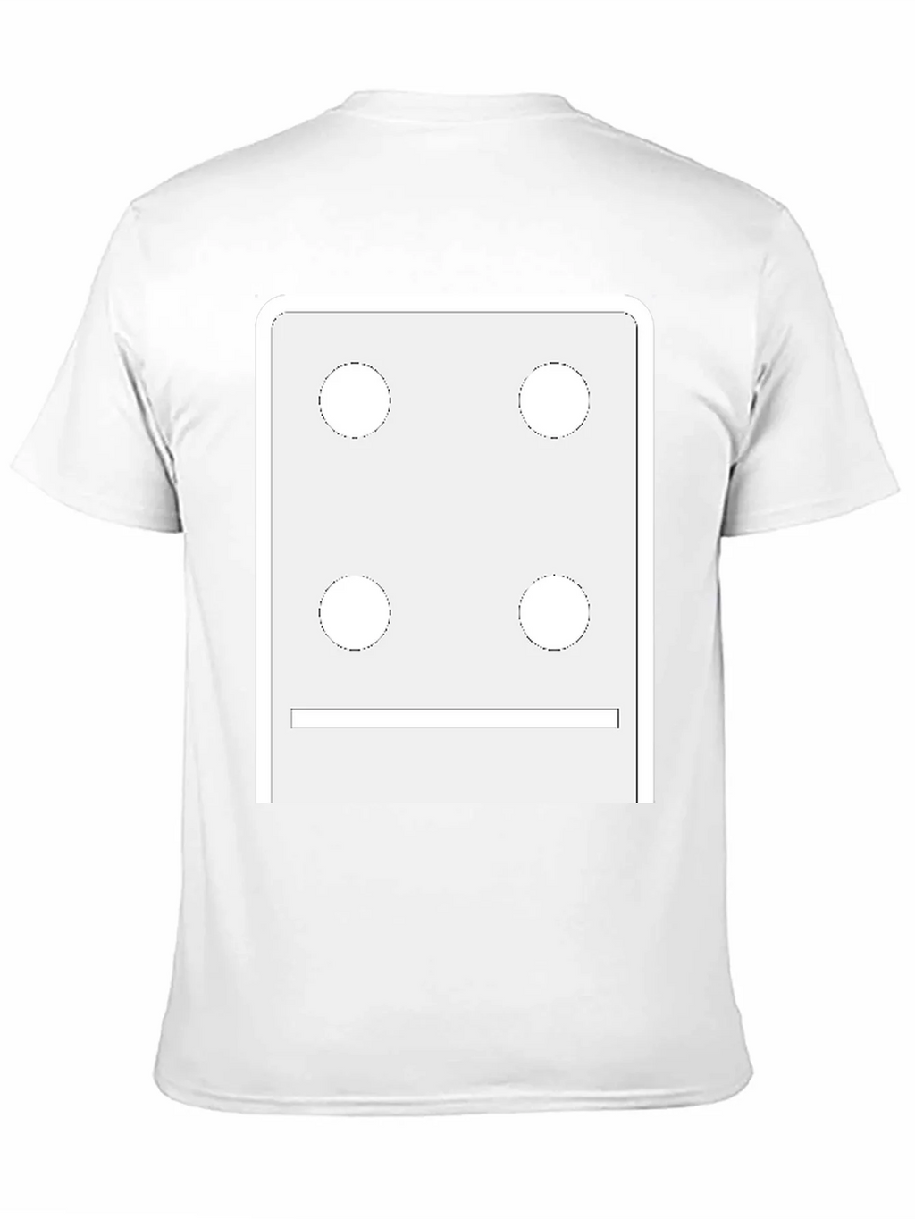 Dice Face Graphic Tee - Novelty T-Shirt product image 2