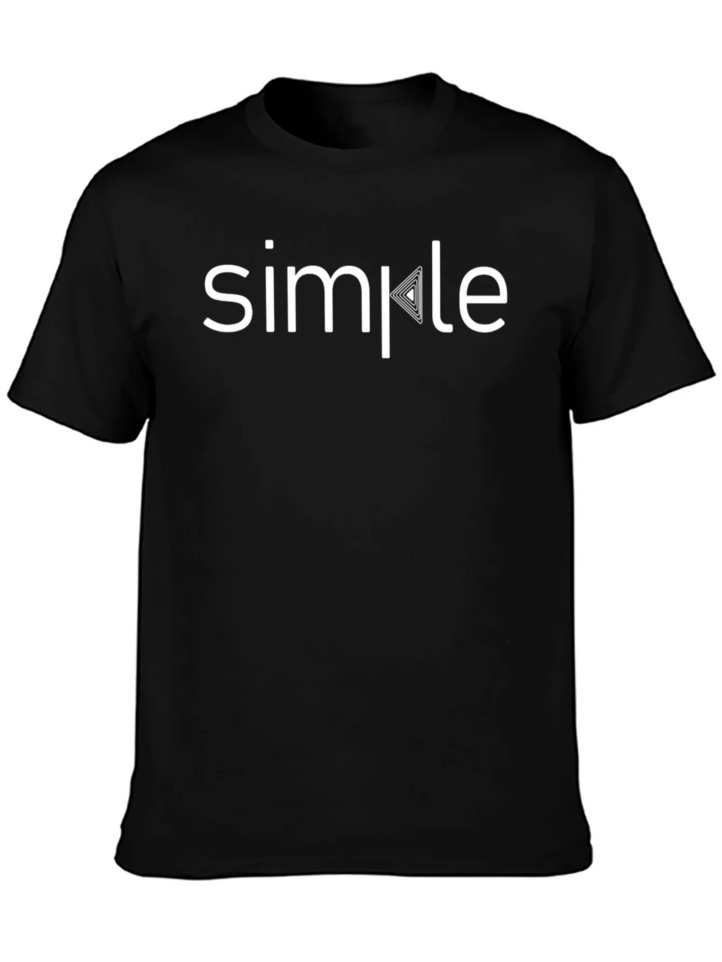 Simple Graphic Black T-Shirt product image 6