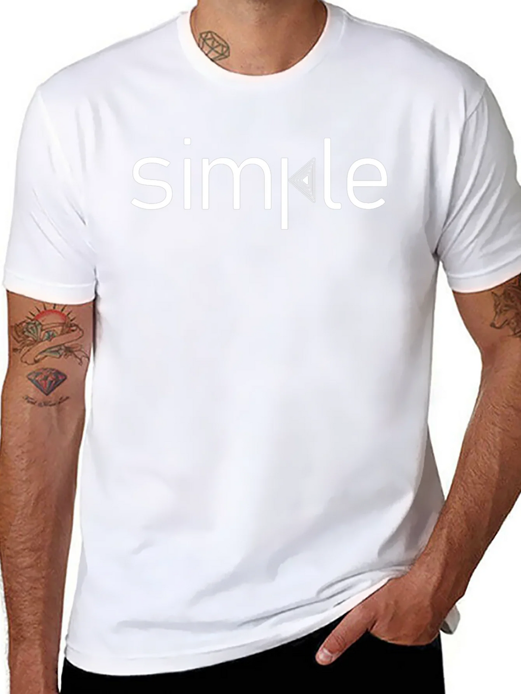 Simple Graphic Black T-Shirt product image 10