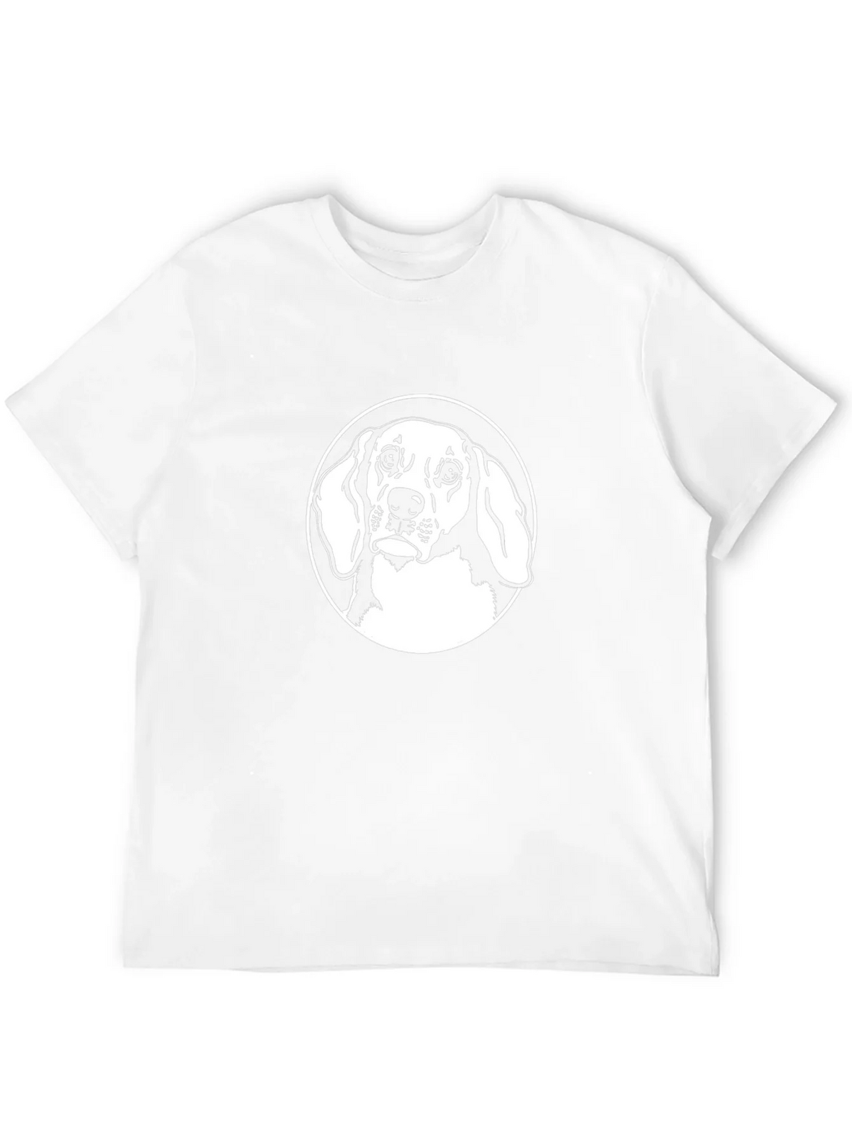 Dog Graphic Tee - Black Cotton T-Shirt product image 3