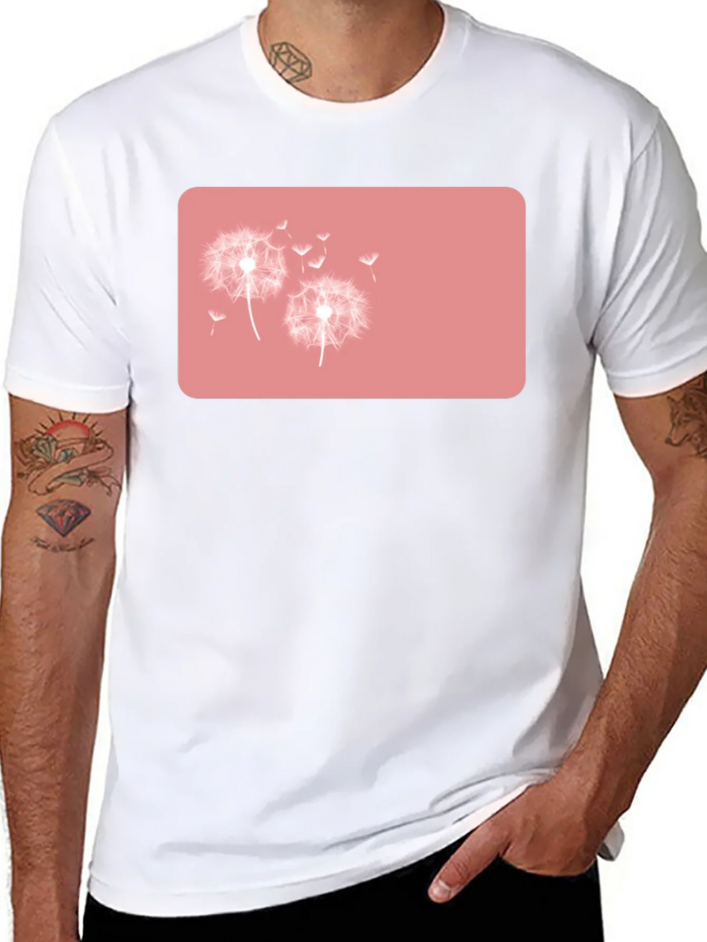 Dandelion Graphic Black T-Shirt product image 10
