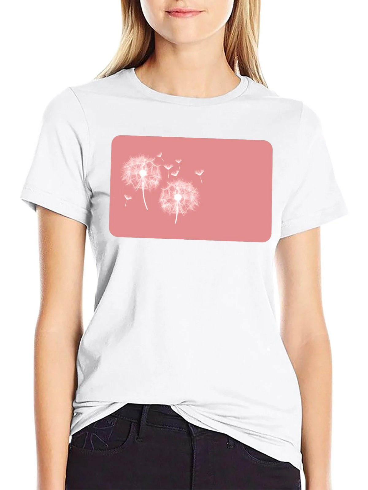 Dandelion Graphic Black T-Shirt product image 11
