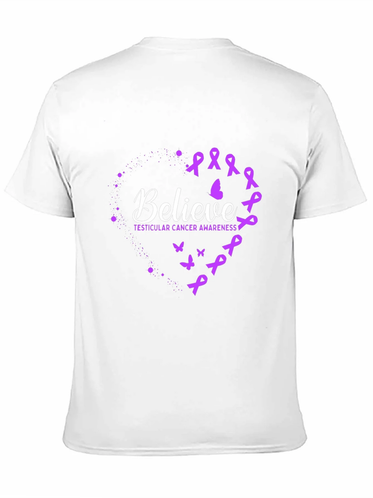 Believe Testicular Cancer Awareness T-Shirt product image 2