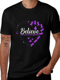 Believe Testicular Cancer Awareness T-Shirt product image 1