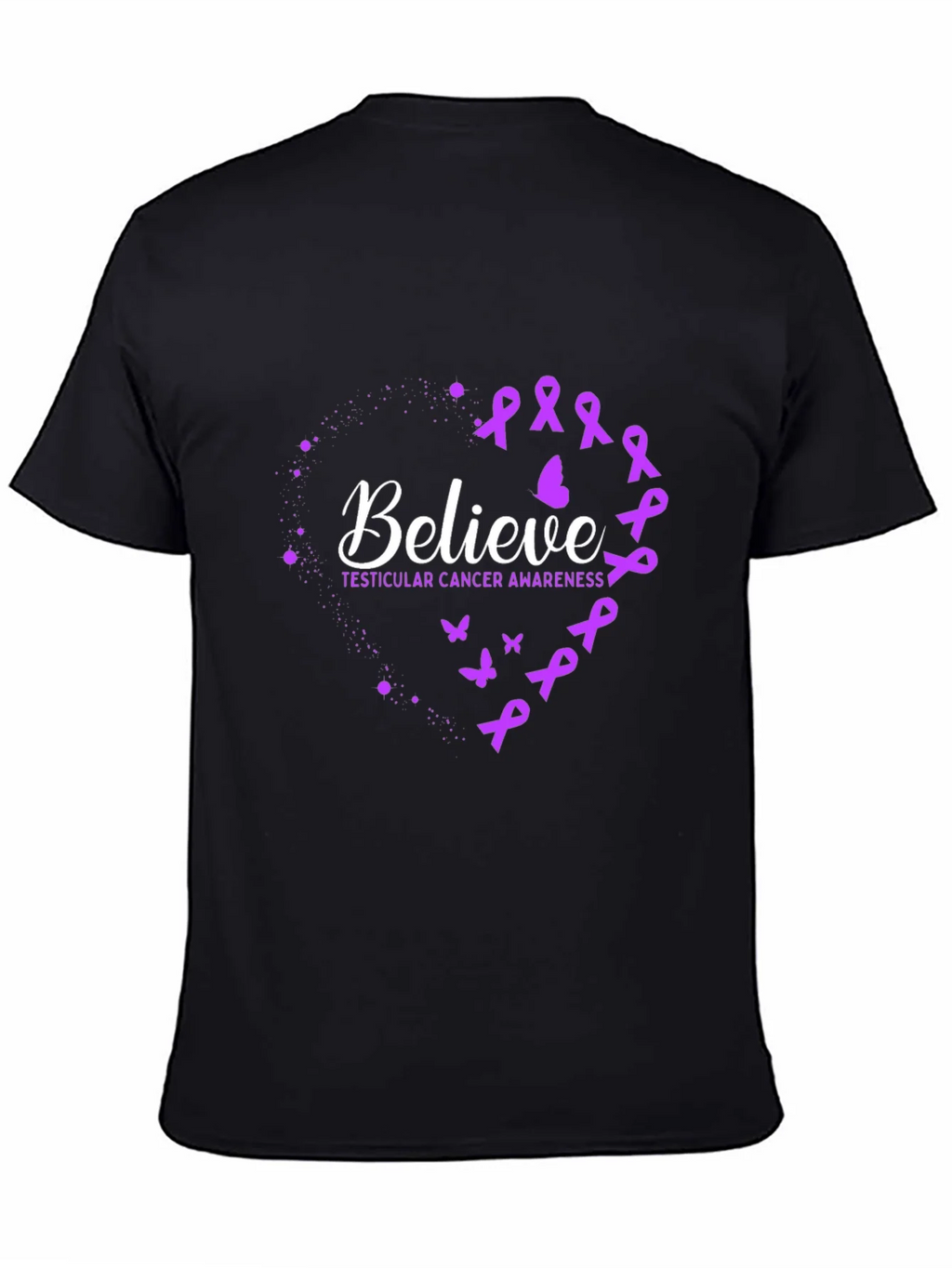 Believe Testicular Cancer Awareness T-Shirt product image 7