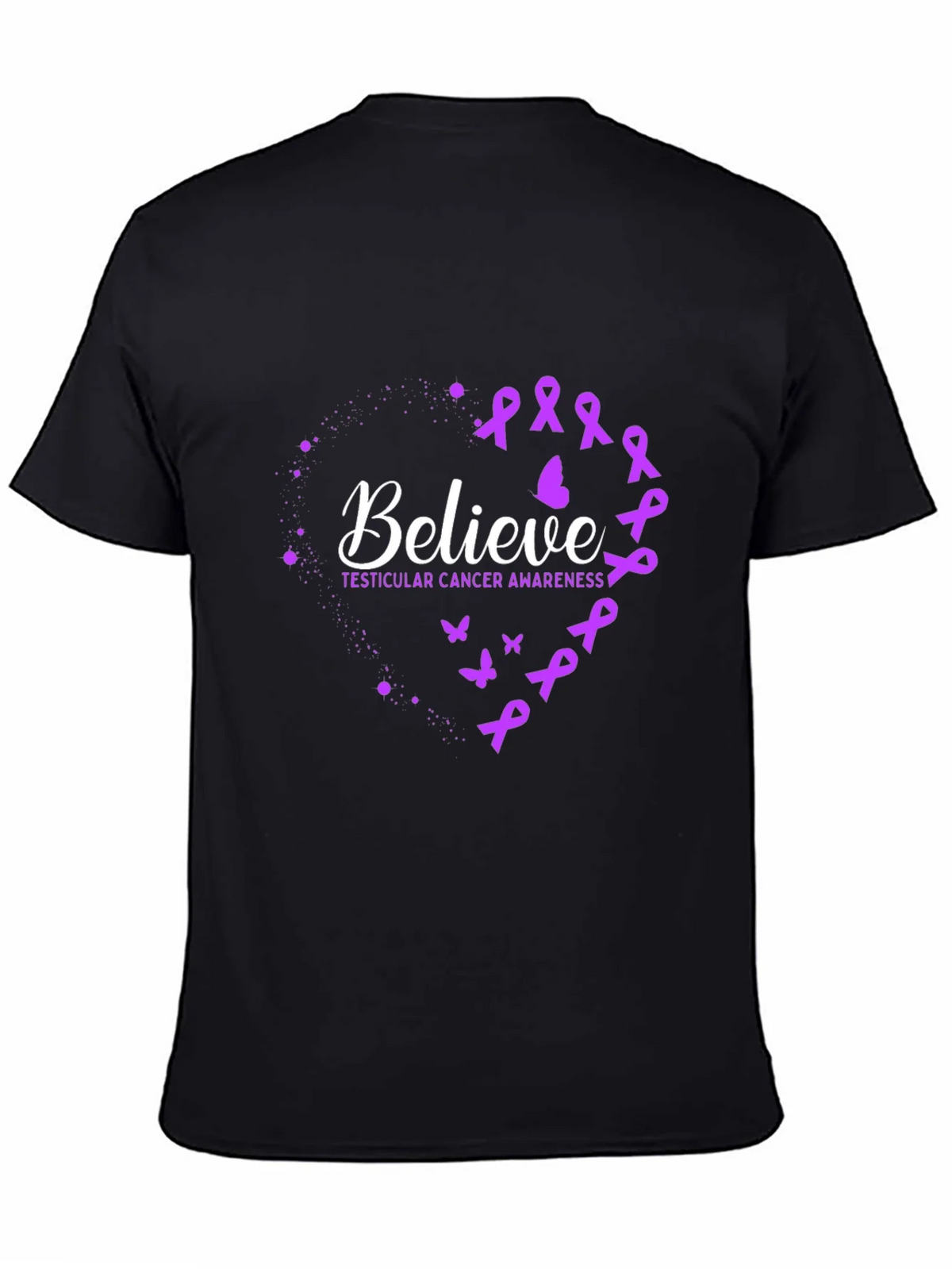 Believe Testicular Cancer Awareness T-Shirt product image 7