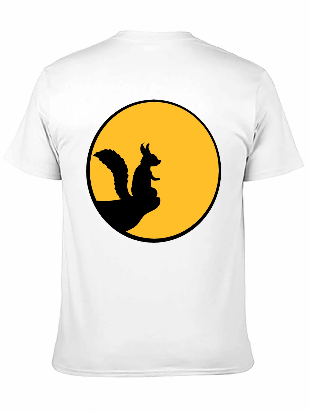 Squirrel Silhouette T-Shirt - Moon Graphic Tee product image 2