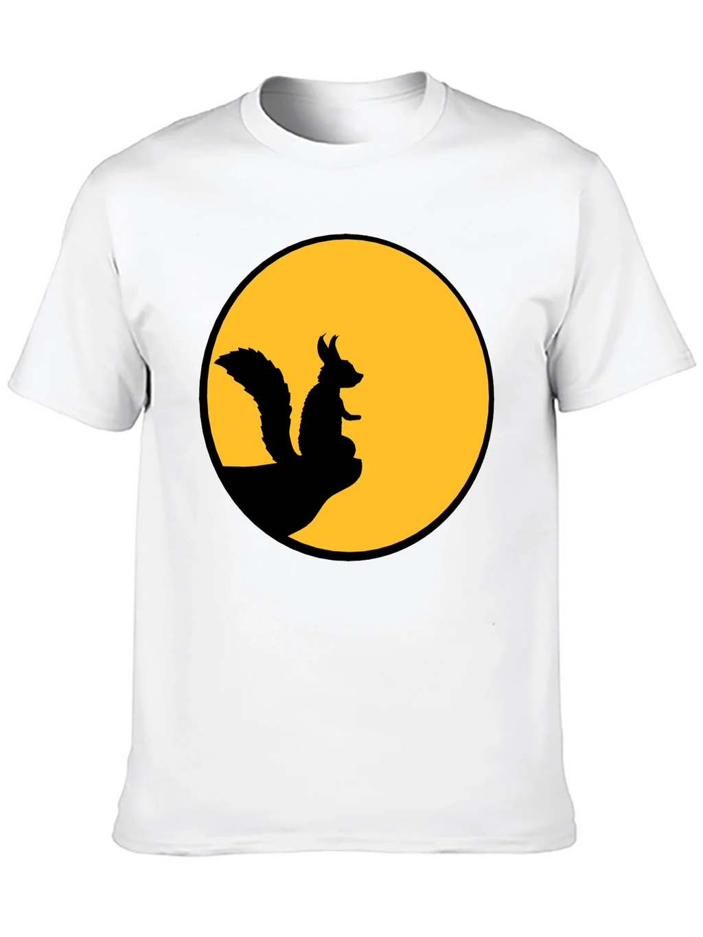 Squirrel Silhouette T-Shirt - Moon Graphic Tee product image 12