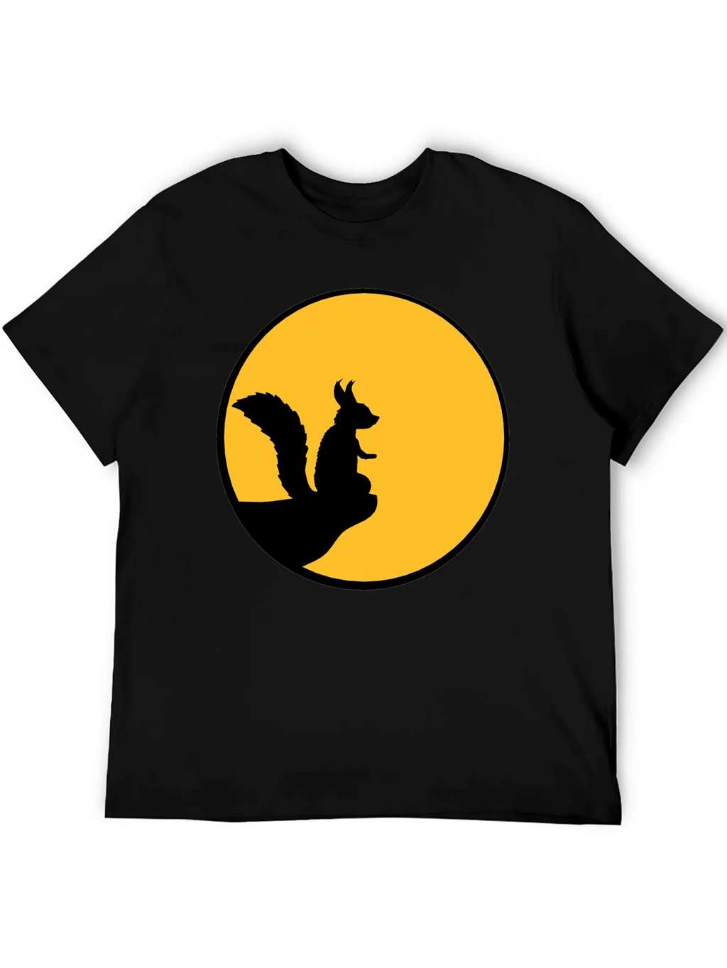Squirrel Silhouette T-Shirt - Moon Graphic Tee product image 8