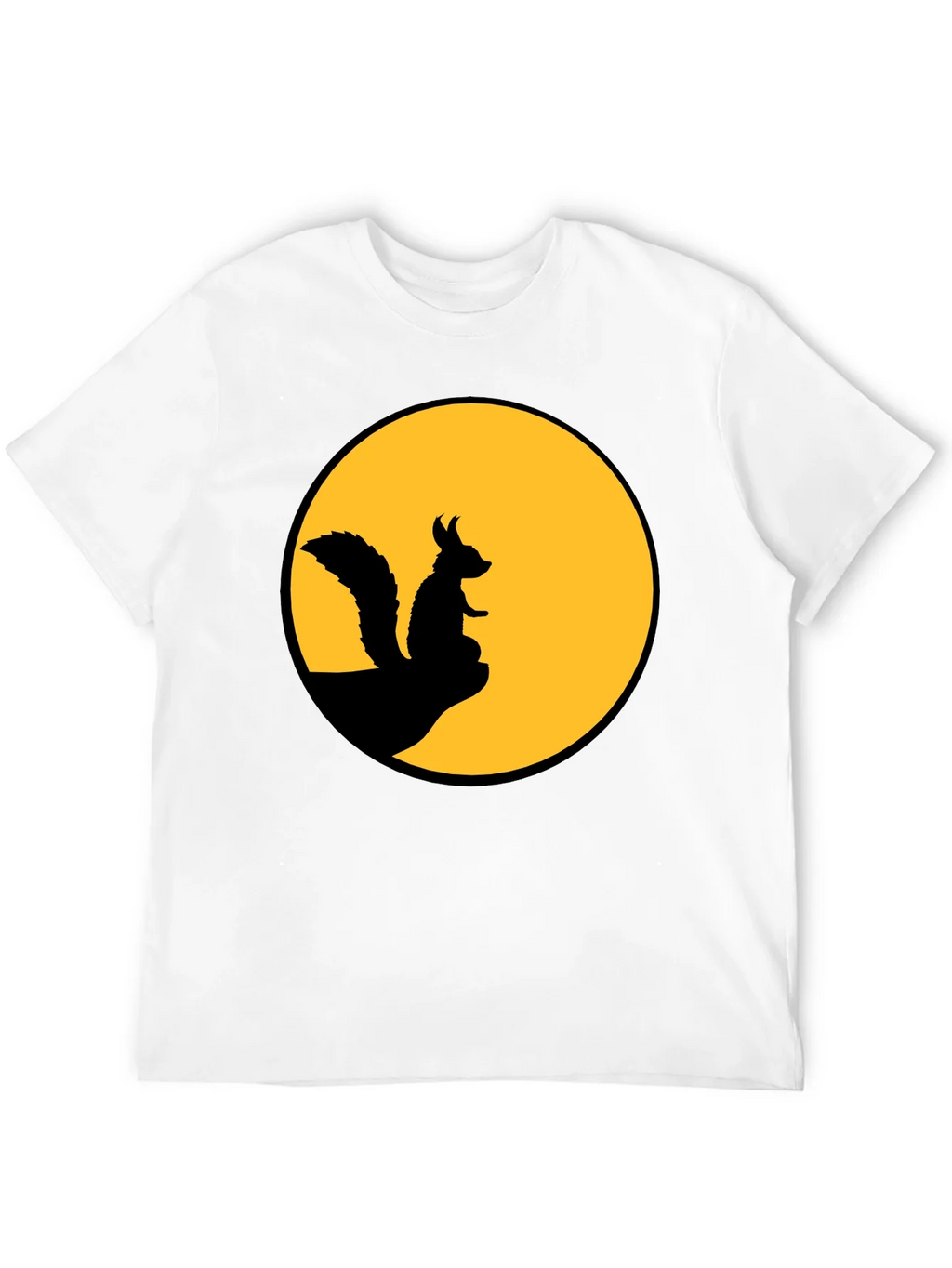 Squirrel Silhouette T-Shirt - Moon Graphic Tee product image 3