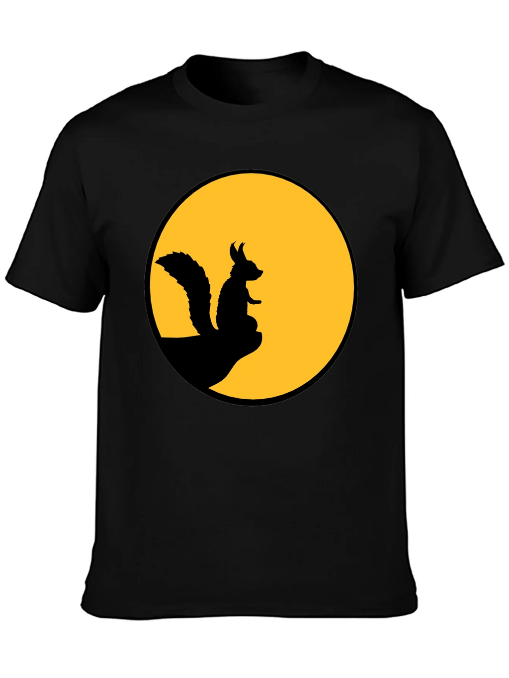 Squirrel Silhouette T-Shirt - Moon Graphic Tee product image 6