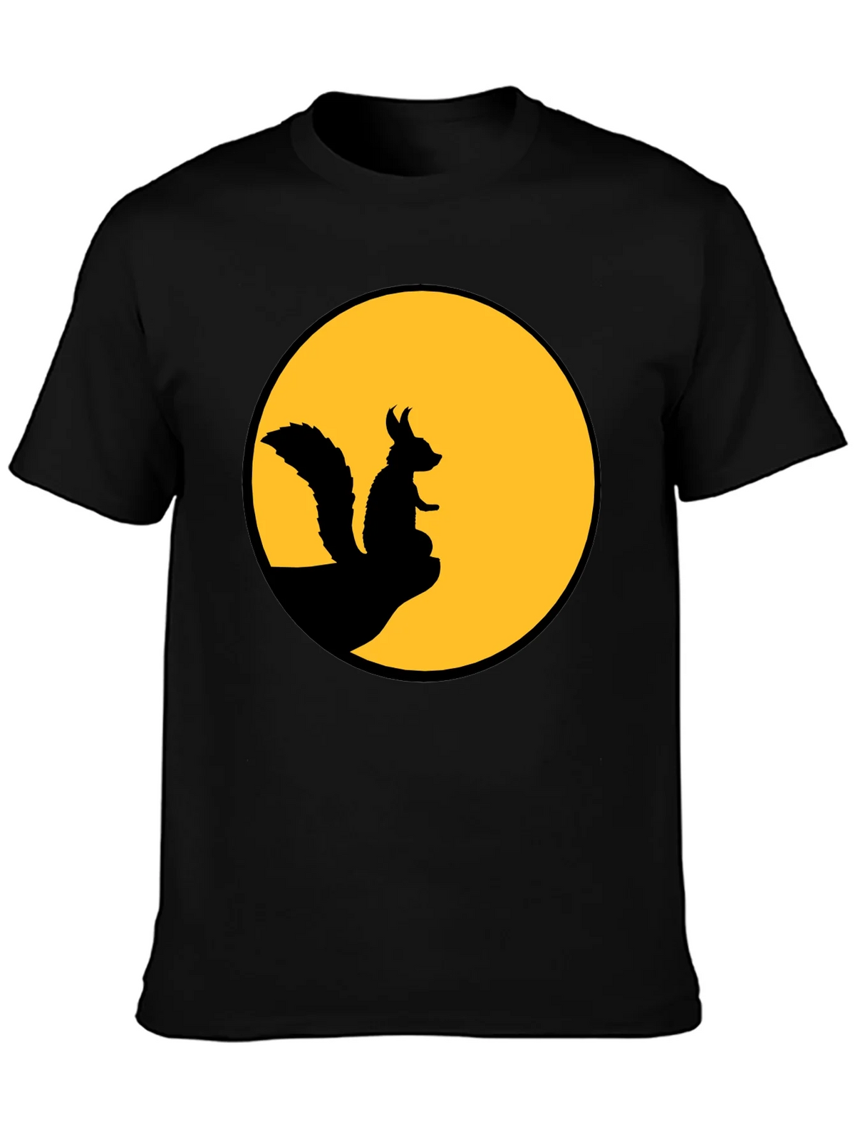 Squirrel Silhouette T-Shirt - Moon Graphic Tee product image 6