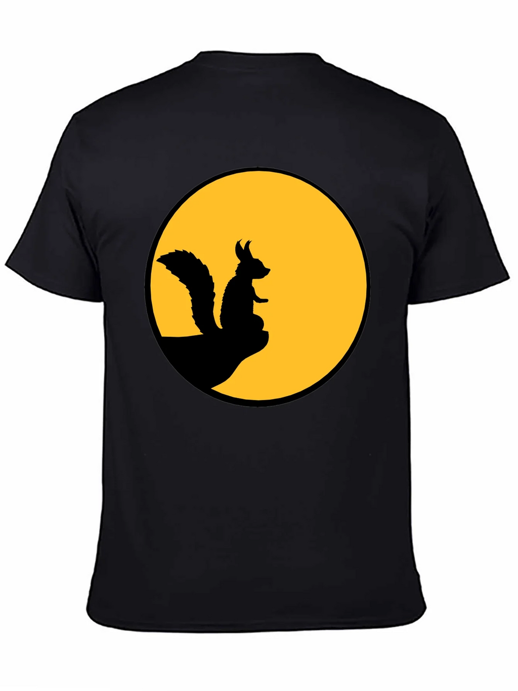 Squirrel Silhouette T-Shirt - Moon Graphic Tee product image 7