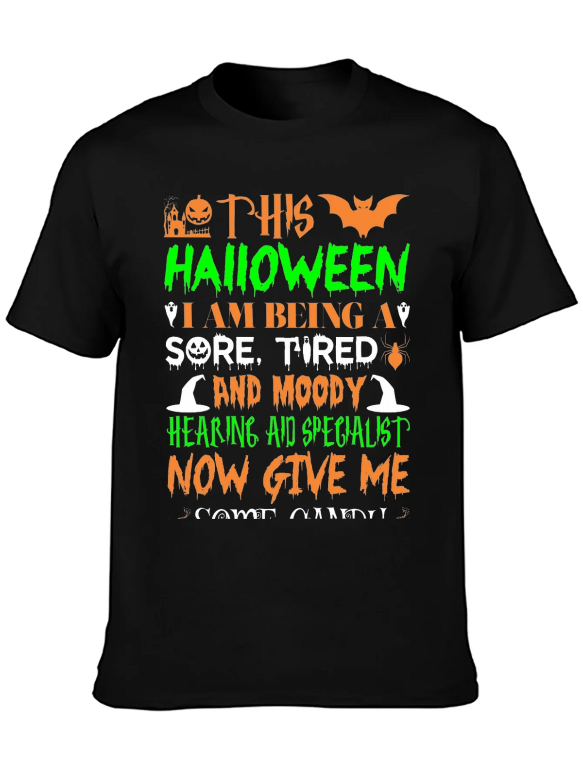 Halloween Hearing Aid Specialist T-Shirt product image 1