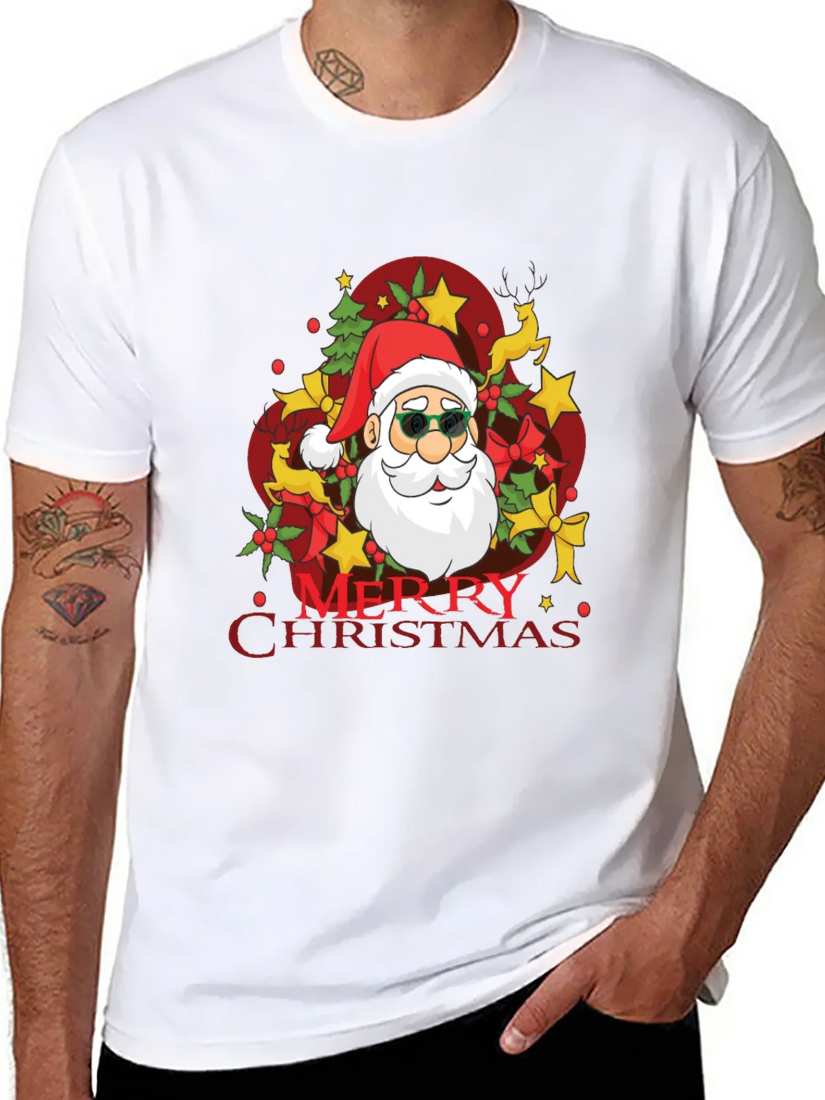 Merry Christmas Santa T-Shirt - Holiday Festive Tee product image 10