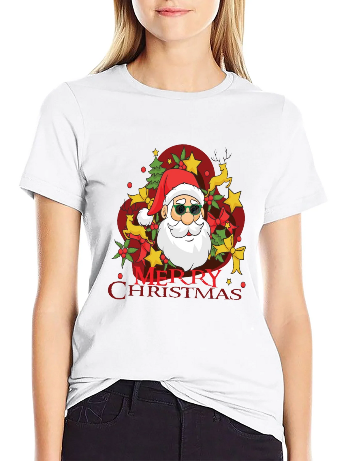 Merry Christmas Santa T-Shirt - Holiday Festive Tee product image 11