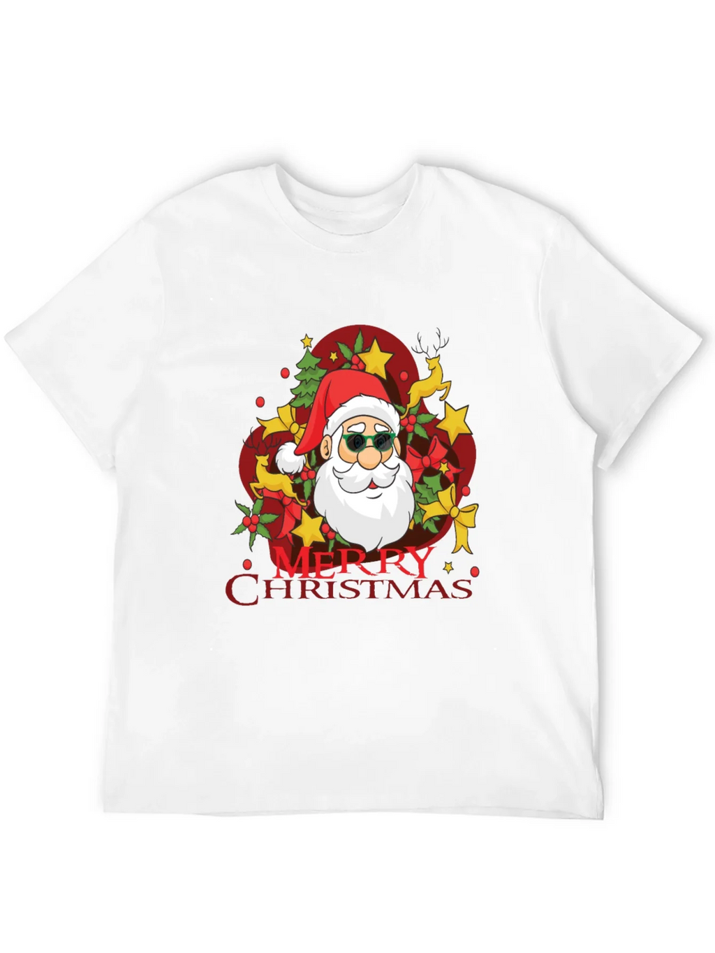 Merry Christmas Santa T-Shirt - Holiday Festive Tee product image 3