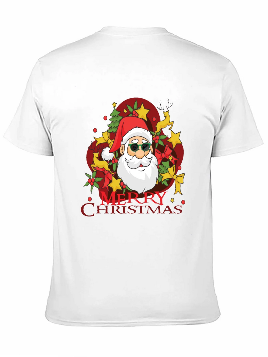 Merry Christmas Santa T-Shirt - Holiday Festive Tee product image 2