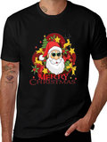 Merry Christmas Santa T-Shirt - Holiday Festive Tee product image 1