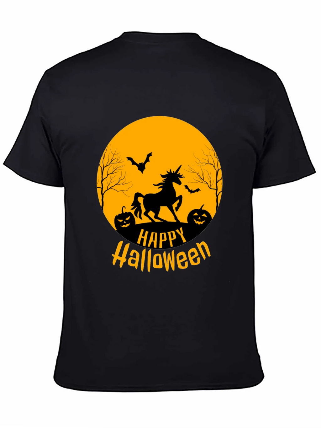 Happy Halloween Unicorn Graphic Tee product image 7