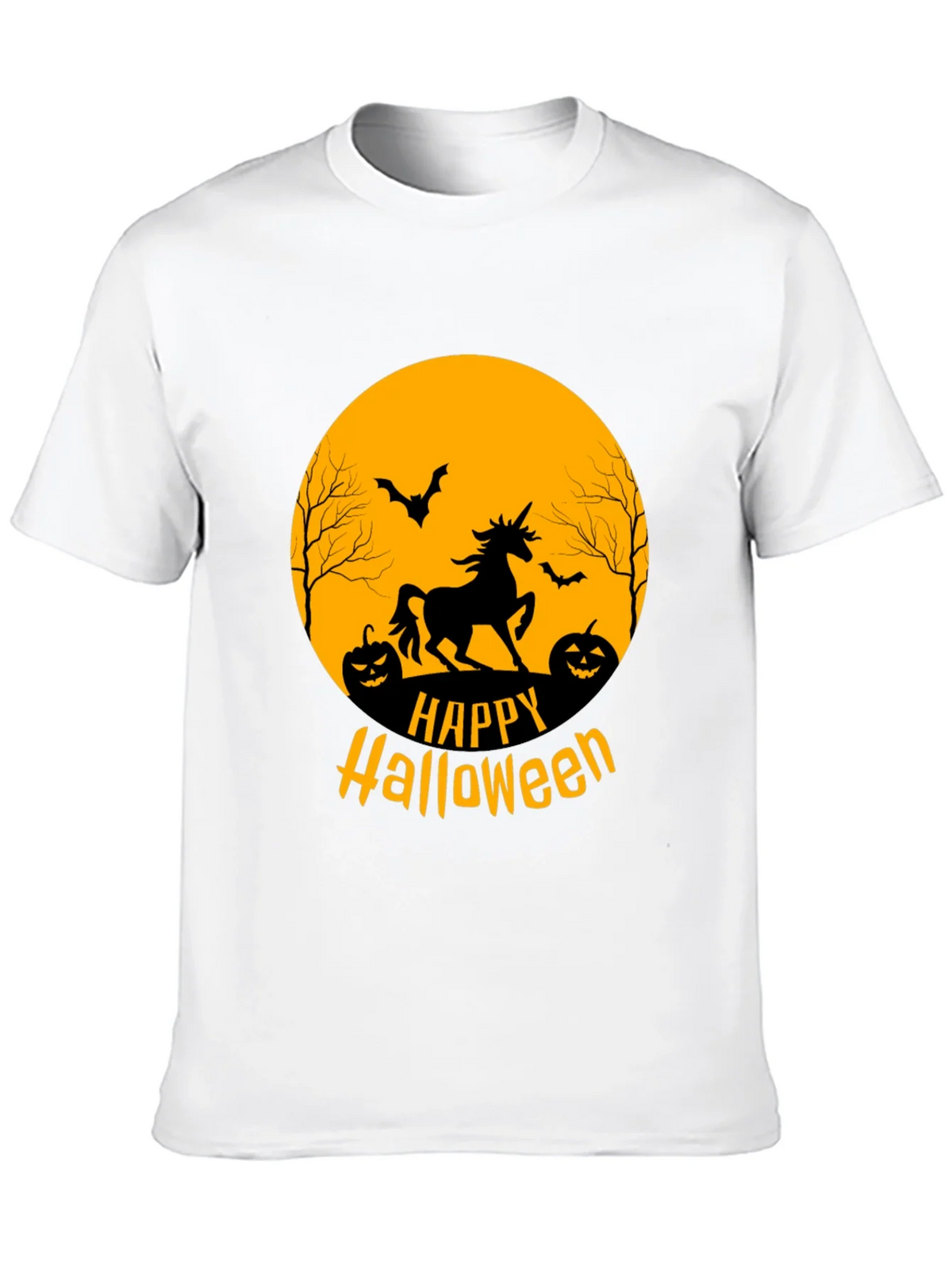 Happy Halloween Unicorn Graphic Tee product image 12