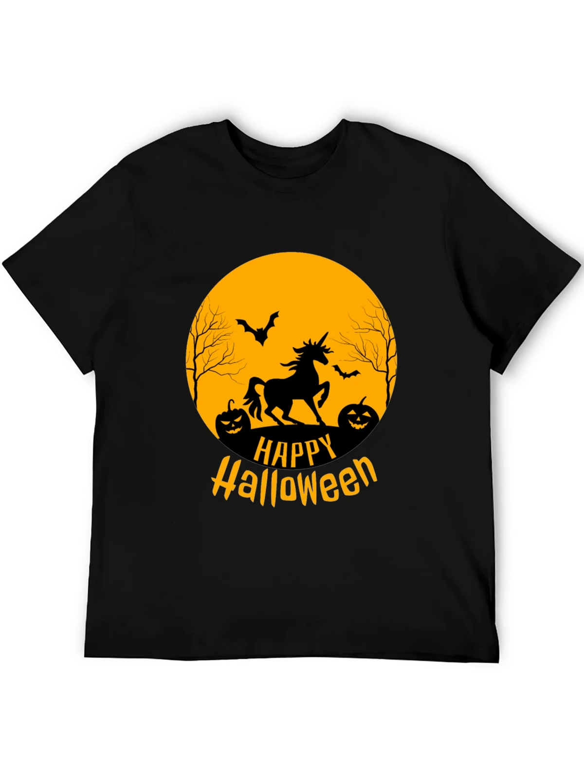 Happy Halloween Unicorn Graphic Tee product image 8