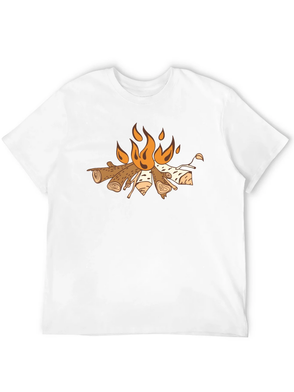 Campfire Graphic Tee - Cozy Outdoor Style product image 3