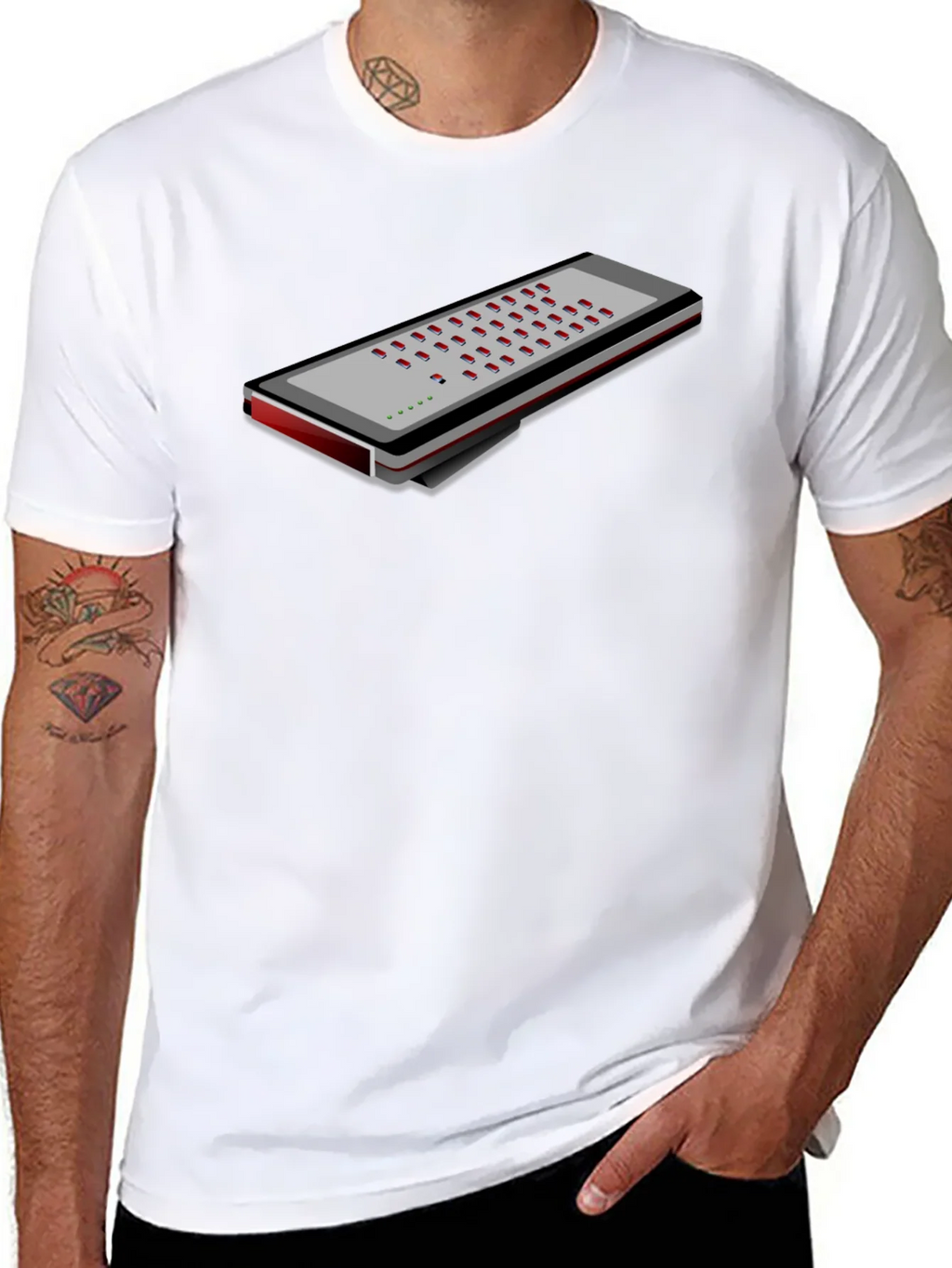 Novelty Theremin T-Shirt - Musical Instrument Design product image 10