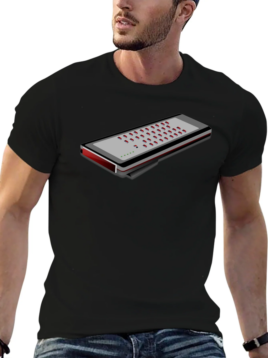 Novelty Theremin T-Shirt - Musical Instrument Design product image 9